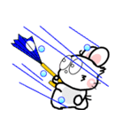 おはうさ再び【大人の梅雨の過し方2】（個別スタンプ：1）