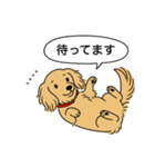 名前入りダックス：ロングイエロー（個別スタンプ：10）