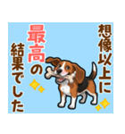 毎日使える♪ビーグルの気持ち伝える（個別スタンプ：13）