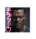 ※やきもちを焼く⁉︎ 可愛いゲイの黒人男性（個別スタンプ：10）