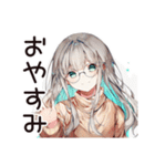 夜型女子の深夜トーク☆（個別スタンプ：7）