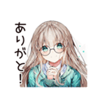 夜型女子の深夜トーク☆（個別スタンプ：8）