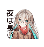 夜型女子の深夜トーク☆（個別スタンプ：18）