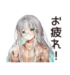 夜型女子の深夜トーク☆（個別スタンプ：32）