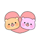 ラブラブすぎるクマカップル（個別スタンプ：32）