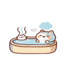 お風呂猫 無表情,（個別スタンプ：31）