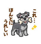 ミニチュアシュナウザーの気持ち伝える日常（個別スタンプ：6）