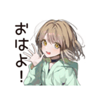 ゆるパーカーちゃん♡ペットとの休日（個別スタンプ：2）