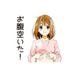 ふつうの女の子★週末作り置き（個別スタンプ：28）