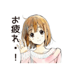 ふつうの女の子★週末作り置き（個別スタンプ：40）
