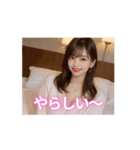 動く_バスローブ姿で誘惑するセクシー美女（個別スタンプ：14）