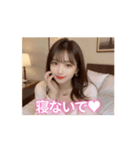 動く_バスローブ姿で誘惑するセクシー美女（個別スタンプ：15）