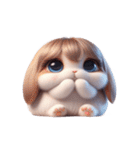 ヤンチャうさぎ・ぐうたら日常（個別スタンプ：23）