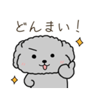 黒プードルのお仕事（個別スタンプ：36）