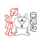 【頑張る時に使う】うさ美85（個別スタンプ：18）