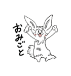 うさぎ210号（個別スタンプ：28）