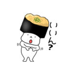 寿司 納豆軍艦くん（個別スタンプ：11）