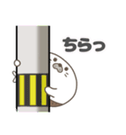 腹巻きアザラシ君 001 （あざらし）黒改（個別スタンプ：21）