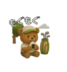 くま助のゴルフな1日（個別スタンプ：9）