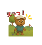 くま助のゴルフな1日（個別スタンプ：13）