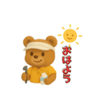 くま助のゴルフな1日（個別スタンプ：16）