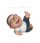 太った面白い顔  (NT)（個別スタンプ：12）