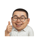 太った面白い顔  (NT)（個別スタンプ：30）