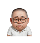 太った面白い顔  (NT)（個別スタンプ：32）