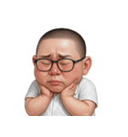 太った面白い顔  (NT)（個別スタンプ：39）