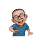 おもしろメガネ男子  (NT)（個別スタンプ：7）