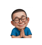 おもしろメガネ男子  (NT)（個別スタンプ：10）