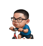 おもしろメガネ男子  (NT)（個別スタンプ：14）