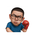 おもしろメガネ男子  (NT)（個別スタンプ：15）