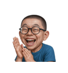 おもしろメガネ男子  (NT)（個別スタンプ：17）