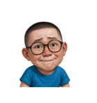 おもしろメガネ男子  (NT)（個別スタンプ：19）