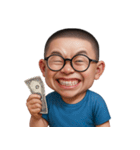 おもしろメガネ男子  (NT)（個別スタンプ：23）