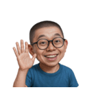 おもしろメガネ男子  (NT)（個別スタンプ：26）