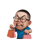 おもしろメガネ男子  (NT)（個別スタンプ：36）