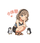 おんなのこのスタンプ_5（個別スタンプ：19）