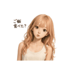 おんなのこのスタンプ_7（個別スタンプ：3）