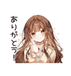 猫好き女子の昼寝♡（個別スタンプ：7）