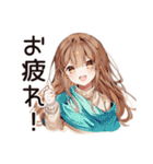 猫好き女子の昼寝♡（個別スタンプ：8）