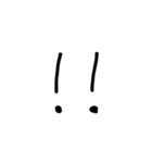 手書き風デカ文字スタンプ（個別スタンプ：32）