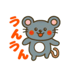 なっちゃんが描いたアニマルスタンプ。（個別スタンプ：10）