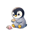 もふもふペンギン④✨（個別スタンプ：4）