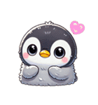 もふもふペンギン④✨（個別スタンプ：10）