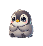 もふもふペンギン④✨（個別スタンプ：34）