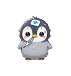 もふもふペンギン④✨（個別スタンプ：37）