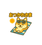 まめしばサマーバケーション（個別スタンプ：13）