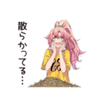 片付け苦手子の日常♡（個別スタンプ：6）